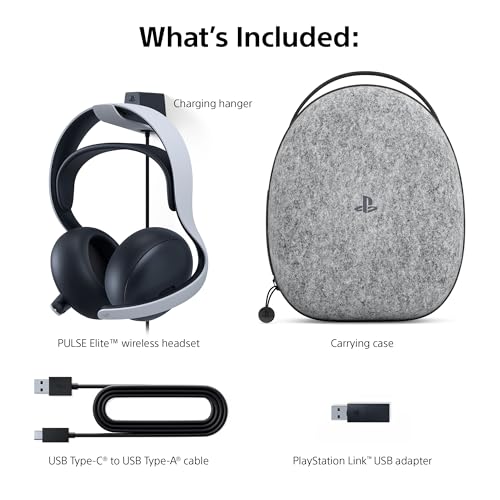 PULSE Elite Wireless Headset - For PS5, PC & MAC - color: White, style: Headset