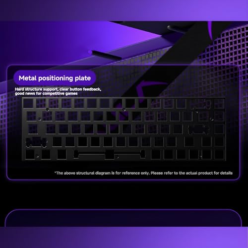 Shaking Tank x Aula WIN60 HE-60%Mechanical Gaming Keyboard Wired,Magnetic Switch Hot Swappable,8000Hz Polling Rate,Adjustable Actuation Rapid Trigger Mode,RGB Small Keyboard 60 Percent Compact for PC
