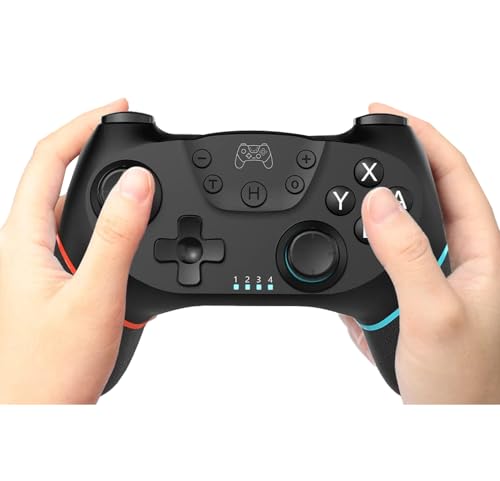 Deepdawn Wireless Switch Controller for Nintendo Switch/Lite/OLED/Switch 2 Pro Controller Wireless Pro Controller with Programmable, Vibration, Wake-up, Turbo, Screenshot