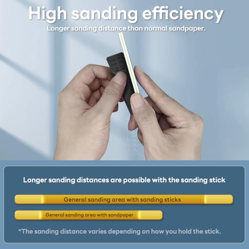 stedi Sanding Sticks, Model Hobby Making Tools, #400#600#800 | 6PCS Polishing Sanding Sticks Tools for Gundam Repairing Plastic Model and Miniature Model (#400*2+#600*2+#800*2) - style: 6PCS(#400*2+#600*2+#800*2)