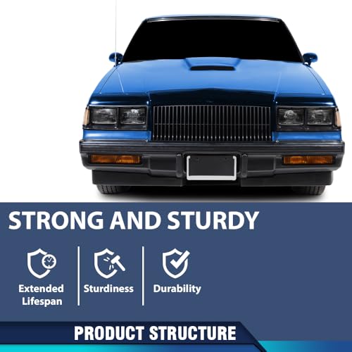 PIT66Hood Insulation Pad 1/2" W/ Clips Compatible with Buick Regal 1981-1987 - style: 1981-1987 Buick Regal