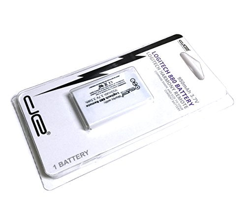 Remote Control Replacement Rechargeable Battery for Logitech - Harmony One, Harmony One Advanced, Harmony 720, 850, 880, H880, 880 Pro, 885, 890, 890 Pro, 900, 900 Pro, Harmony 1, Harmony 1 Advanced