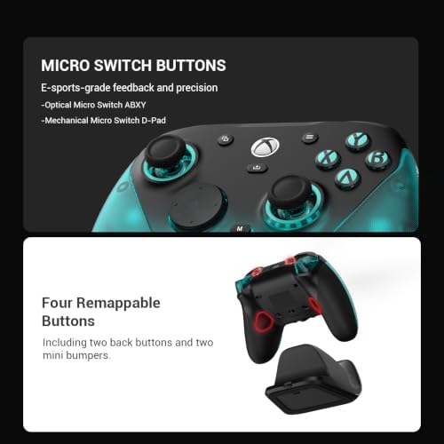 GameSir G7 Pro Wired Controller for Xbox Series X|S, Xbox One, Wireless Gamepad for PC&Android with TMR Sticks, Hall Effect Analog Triggers, 1000Hz Polling Rate, 3.5mm Audio Jack - Aimlabs