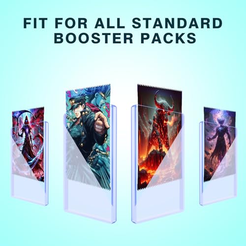Card Archiver Booster Pack Topload Protector, Hard Top Loaders, 20 Pack | Sturdy Top Load Card Holders, UV Barrier Moisture Resistant, Anti-scuff Protection, Transparent Booster Pack Display Case
