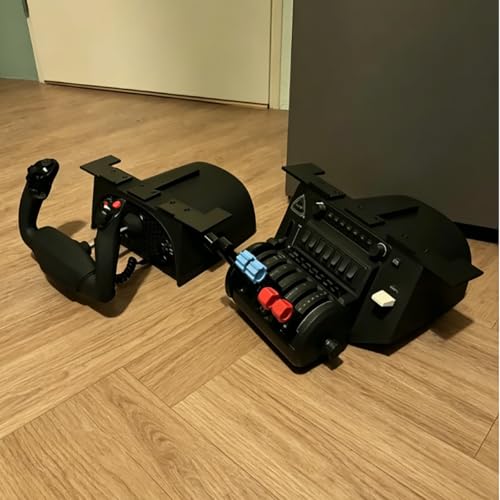 Under Desk Mount for Honeycomb Flight Controls, Flight Simulator Cockpit Bracket, Desk Mounting Accessory for Flight Sim Setup