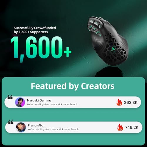 SOLAKAKA E9 PRO Vertical MMO Gaming Mouse with 8K Dongle- 36000 DPI PAW3395 Sensor,8,000Hz Polling Rate,Tri-Mode Ergonomic Wireless Mouse with 10 Side Buttons,RGB Mouse for PC/Mac - Black - color: Black-Gray