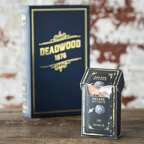 Facade Games Deadwood 1876 Deluxe Edition, Gold Rush for 2-9 Players | Ages 14 and Up, Wild West Theme, Deluxe Upgrades: Silver Coins, Tokens & Character Abilities - style: Deluxe Deadwood 1876
