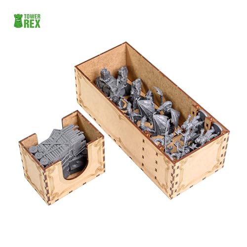 Organizer Compatible with Lord of the Rings Journeys in Middle Earth and Expansions, Board Game Token Insert for LoTR Journeys in Middle Earth Game