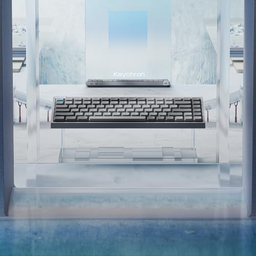 Keychron J9 Ultra 8K Polling Rate Ultra-Slim Wireless Keyboard | 2.4 GHz & Bluetooth, ZMK & Launcher, 480-Hr Battery with Low-Profile Banana Switches for Mac Windows Linux (Hot-swappable) - color: Hot-swappable Banana Switch