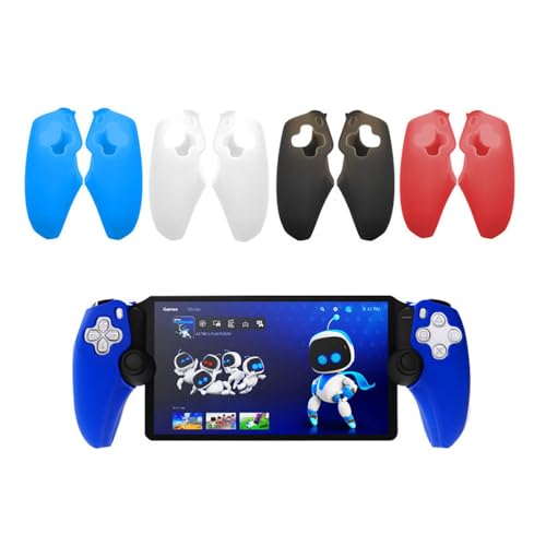Controller Case Cover for Portal Game Console, Silicone Sleeve Protective Cover Shockproof Game Machine Grip Shell Case (Blue)