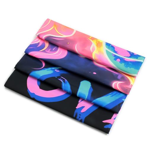 Manicer Blacklight Gaming Tapestry, Cool Neon Game Controller Wall Hanging for Boys Teens, UV Reactive GAME OVER Abstract Art 3D Gaming Poster Tapestries for Bedroom, Play Room - 51.2" x 59.1" - size: 59.1"L x 51.2"W