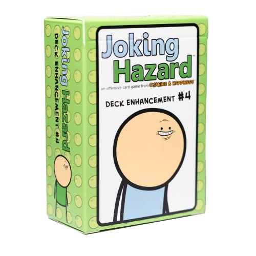 Joking Hazard Deck Enhancement #4 - Expansion Pack for Fun Party Games by Cyanide & Happiness, 100 New Hilarious Comic Cards | Perfect for Game Night | Enhancement #4 - style: Expansion Pack 4