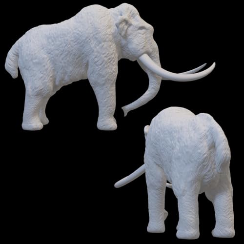 Huge Animal Miniature for DND Pathfinder RPG Unpainted Resin 28mm-32mm (Mammoth)