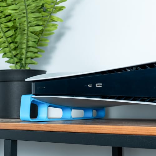 Glistco Skates - Horizontal Stand Compatible with PS5 - Disc Edition (Blue) - color: Blue