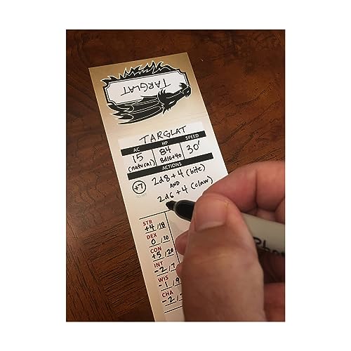 Blank Monster Trackers - Initiative Trackers and DM Reference Cards for 5th Edition