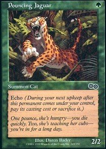 Magic The Gathering - Pouncing Jaguar - Urza's Saga