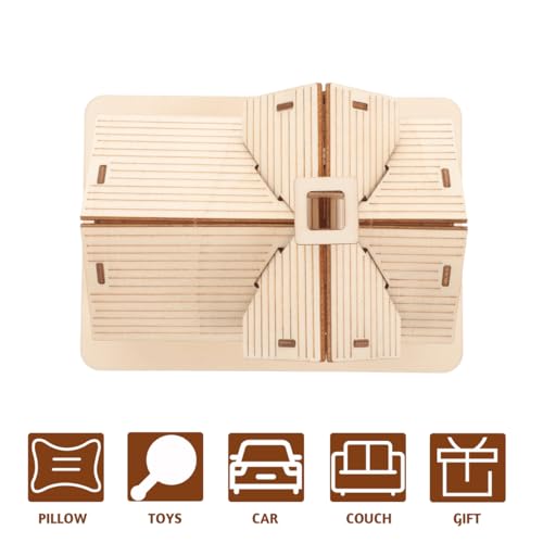 1 Set 3D Wooden Puzzles House Model Building Kit, DIY Wood Cabin Kit for Adults to Build, Creative 3D Tiny Home Model House Jigsaw Puzzles Toys for Kids and Adults