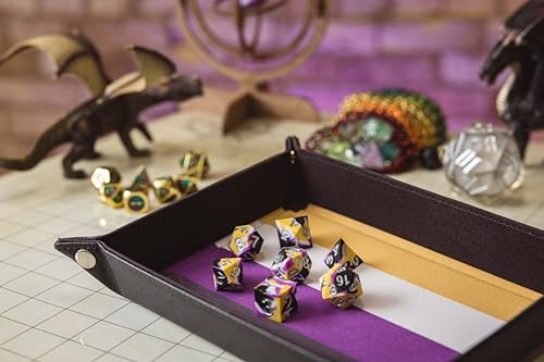 FanRoll Pride Dice Tray – Nonbinary - color: Nonbinary