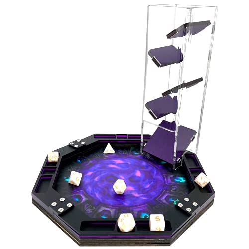 C4Labs Tall 10″ Dice Tower & Basic Tray – Chroma Series – Orange - color: Orange