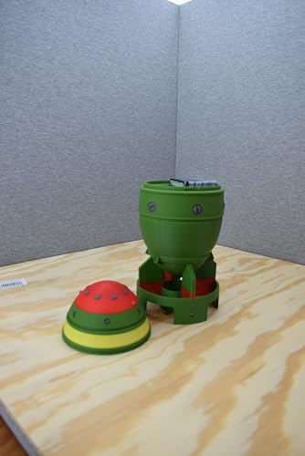 Mini Nuke Deck box and Dice Container - Video game inspired tabletop RPG Deck box and Dice/Token Container - Fallout (Non Black Wax Finish) - style: Non Black Wax Finish