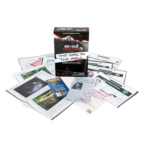Hunt A Killer: Cold Case: Girl in The Well, an Immersive True Crime Experience, for Fans of Criminal Minds and Forensic Files, Includes 45-90 Minutes of Explicit Content, for Ages 14 and Up - style: Girl in the Well