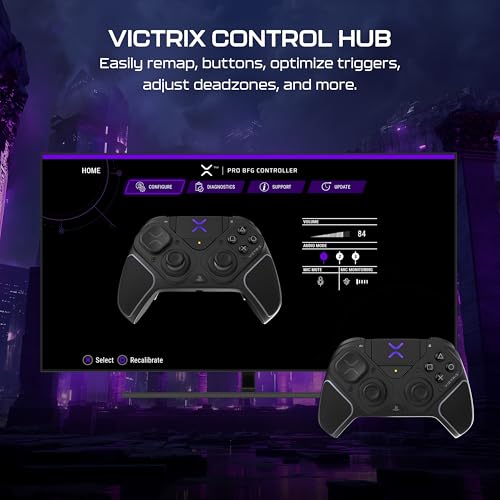 Turtle Beach Victrix Pro BFG Reloaded Wireless Gaming Controller for PS5 | PS5, PS4, PlayStation, PC, Modular, Fightpad Module, Hall-Effect Sticks, Triggers, 4 Remappable Buttons, Esports, Black - color: Black