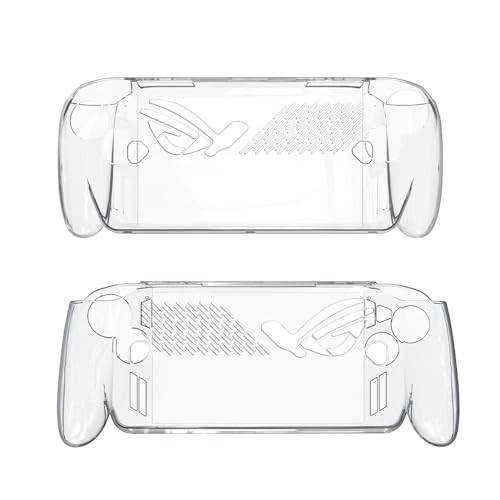 Transparent PC Protective Cover For ROG XBOX Ally X Game Console All-around Protection Scratch-proof Shockproof Impact-resistant Sweat-proof Sleeve Case Gaming Accessories