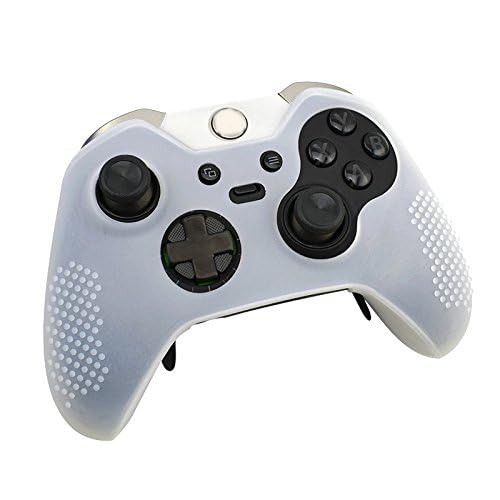OSTENT Soft Protective Silicone Rubber Skin Case Cover for Xbox One Elite Controller (White) - color: White