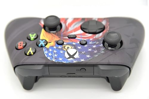 Wireless Custom Controller Compatible with PC, Windows 10+, Series X/S & One (Series X/S Freedom Eagle) - color: Series X/S Freedom Eagle
