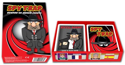 Spy Alley + Spy Trap Bundle: Family Friendly Strategy Board + Card Games.