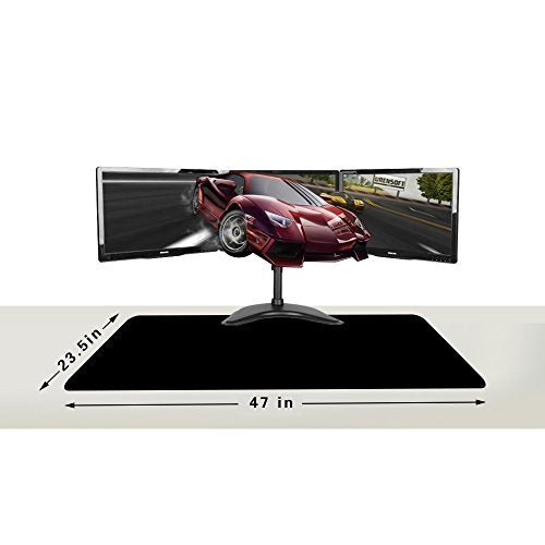 LIEBIRD® Extended XXL Gaming Mouse Pad - Portable Large Desk Pad for Laptop - Non-Slip Rubber Base (47"x23.5") - color: HUGE 47"x23.5"