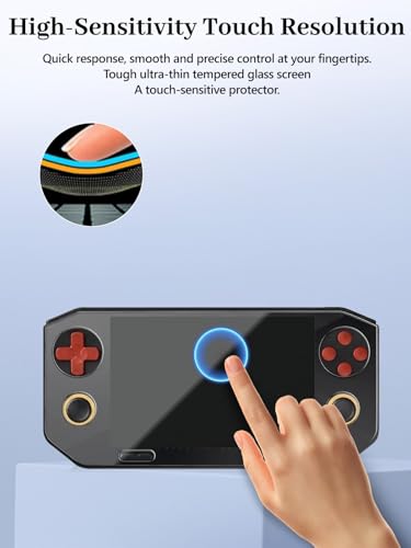 1-Pack Screen Protector for GameMT EX8 Handheld Game Consoles, 6H Hardness Not Tempered Glass, Anti-Fingerprint,Anti-Scratch, Easily Installation, HD Clear