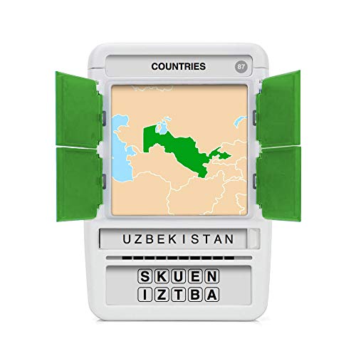 100 PICS Countries of The World Travel Game - Learn 100 Countries | Flash Cards with Slide Reveal Case | Geography Card Game, Gift, Stocking Stuffer | for Kids and Adults | Ages 6+ - style: Countries