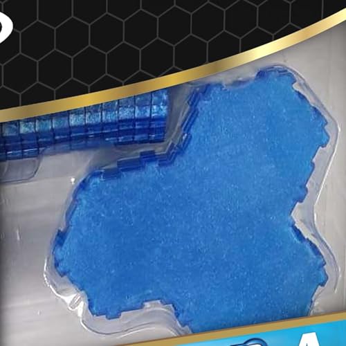 Renegade Game Studios Heroscape Waters of Valhalla - 40 Water Hexes Set | Compatible with Heroscape Battle Boxes; Features Sparkly Blue Water Tiles, Healing Wellsprings & Modular Hex Locking
