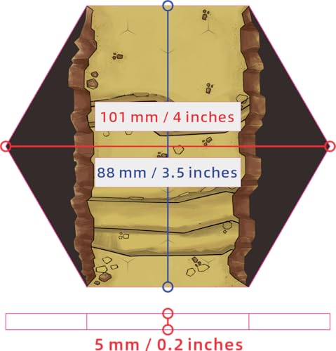 Modular Magnetic Locking DND Map Tiles for Dungeons & Dragons Game | Double-Sided | Fog of War | Dry-Erase | Static Cling Stickers - Cave - style: Cave