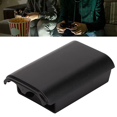 Game Console 360 Battery Cover, Wireless Controller Replacement ABS Plastic Shell Case for Game Console 360 Controller Battery Pack, Durable (Black) - color: Black