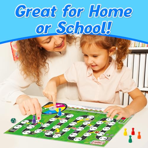 Broytain Phonics Board Games for Kids,Educational Learning CVC and CVCC Board Games for Boys and Girls,Reading and Spelling Word Games Ages 4 5 6,Classroom Travel Indoor Outdoor Family Games