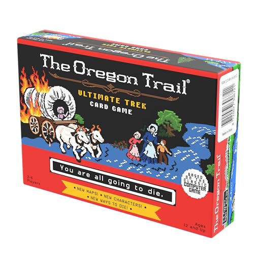 Goliath The Oregon Trail: Ultimate Trek Card Game | Based on The Classic Computer Game | New Maps and Characters | 2-6 Players, Ages 12+