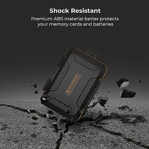 K&F CONCEPT 29 Slot Memory Card Case, Carrying Case for SD, CF, CFexpress | Micro SD, Nano SIM & Micro SIM Cards, PM01 - size: For 4 SD+4 CF+12 Micro SD(TF)+5 SIM