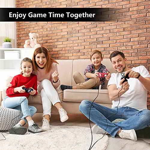 FIOTOK Gamecube Controller,Wired Controller for Wii & Gamecube (Black) - color: Black