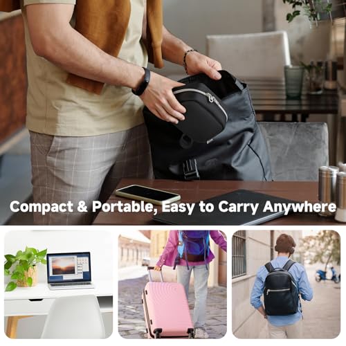 CaSZLUTION Travel Carrying Case Compatible with Switch 2 Pro Controller | Universal Protective Storage Bag for Switch and PS5 Wireless Gaming Controllers, Fabric Shockproof Bag, Black, Case Only