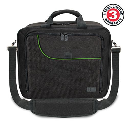 USA Gear Board Game Bag Fits Catan, Cards Against Humanity, Monopoly, Battleship, Sequence, Ticket to Ride & more - Board Game Storage Bag with Customizable Interior, Padded Shoulder Strap (Red) - color: Green