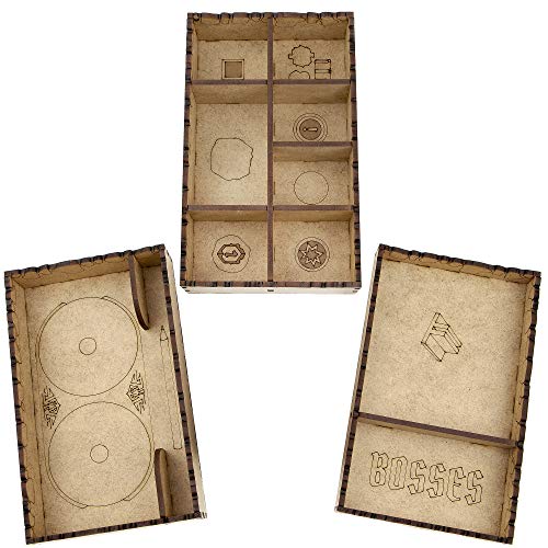 Organizer for Gloomhaven Jaws of The Lion Board Game, Storage Insert, Accessories Upgrade