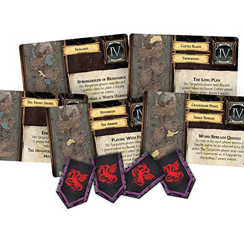 Asmodee A Game of Thrones The Board Game Mother of Dragons Expansion Strategy Game for Kids & Adults, Ages 14+, 3-8 Players, 2-4 Hour Playtime, Made by Fantasy Flight Games