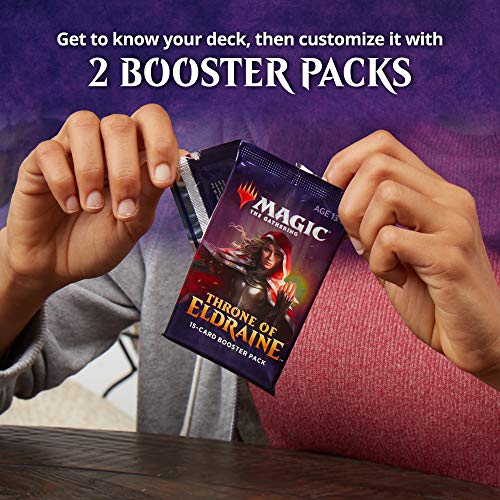 Magic: The Gathering Throne of Eldraine Rowan, Fearless Sparkmage Planeswalker Deck | Ready-to-Play | 60- Card Starter Deck - style: Rowan, Fearless Sparkmage