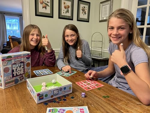 Semper Smart Games PlaySmart Dice Math-Tac-Toe Math Game: Get Sharp on Mental Math with a Fun New Twist on a Timeless Classic! Multiple Skill-leveled Math Bingo Made Fun for 8 and up!