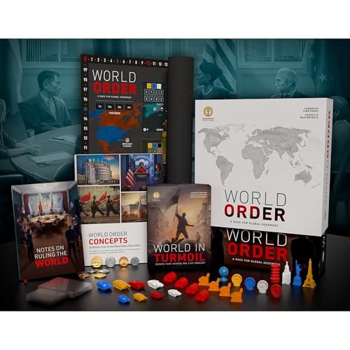 World Order: Component Bowls - 4 Holders, 3D Printed, Organization Upgrade, Hold & Store Board Game Pieces, Engraved Details, Collectible Accessory - style: Component Bowls