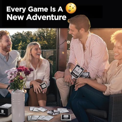 Never Have I Ever Card Game - Parent Edition, Fun and Engaging Adult Party Games for Game Night, Date Night, or Vacation, Includes Hilarious and Relateable Prompts for Couples with Kids, Ages 17+ | Viral, Conversation Starter Cards; Adults ONLY; Uncover S