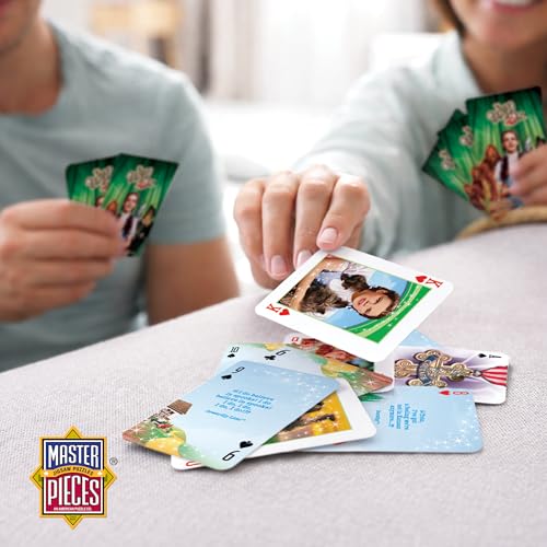 MasterPieces Officially Licensed Wizard of Playing Cards - 54 Card Deck for Adults - style: Wizard of Oz