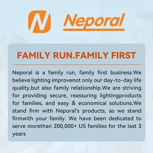 Neporal MagicGlow Rechargeable Light Bulbs with Remote, 3 Colors Shift + Stepless Dimmable Battery Light Bulbs, USB Rechargeable, A19, Up to 24 Hours (3000-6000K, 1, Count)